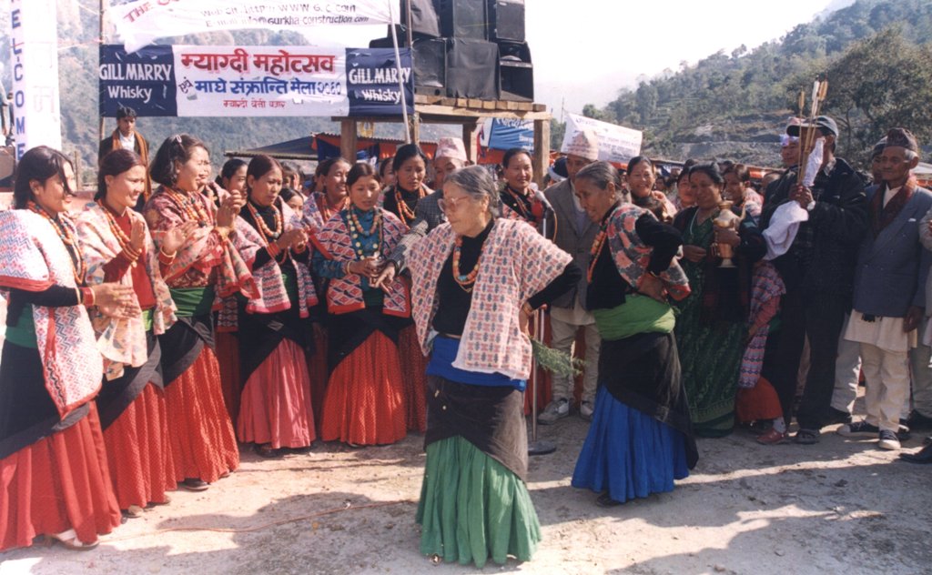 thakali flok dance in myagdi mohtsab 2060
